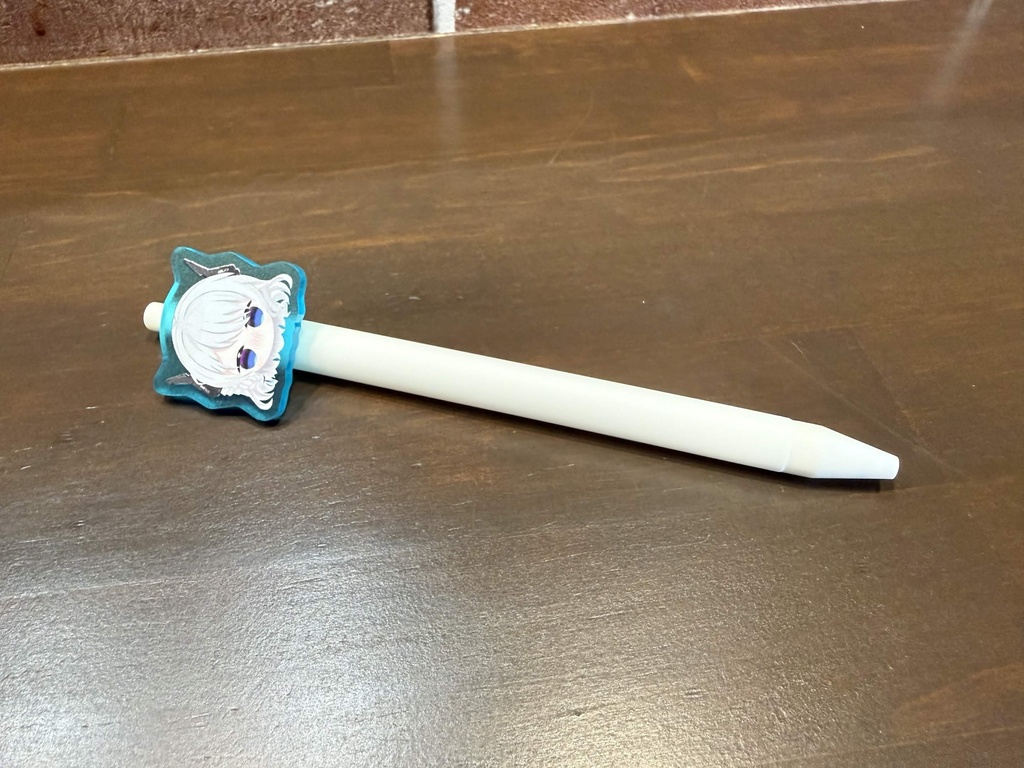 代理人ちゃんぎゃんかわお顔付ボールペン