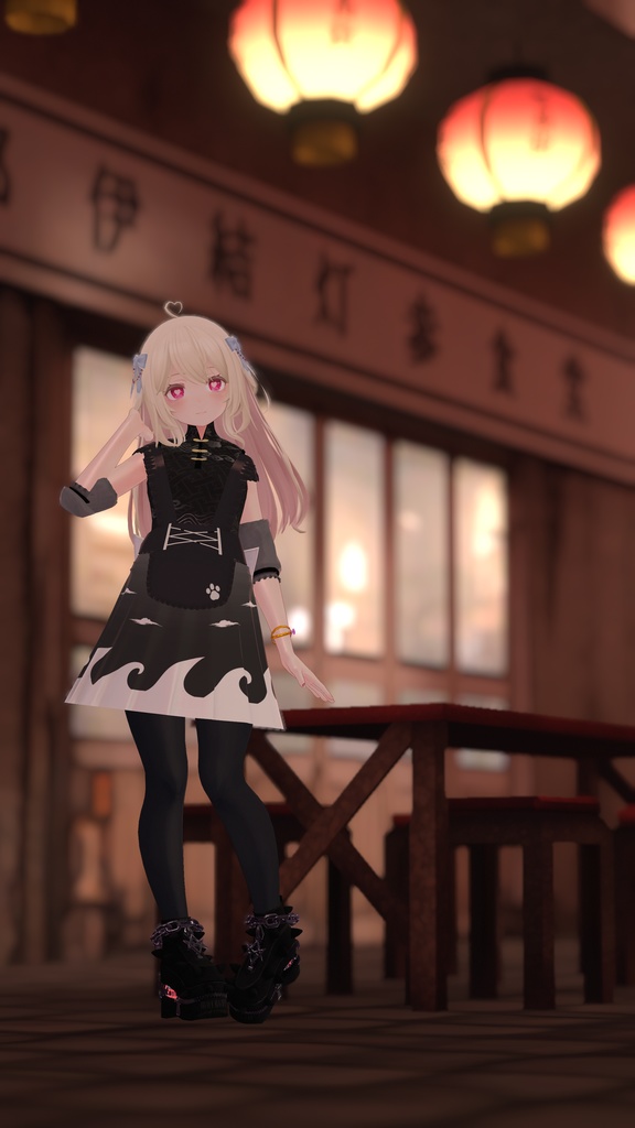 桔梗ちゃん専用】チャイナメイド - らむさんのショップ - BOOTH