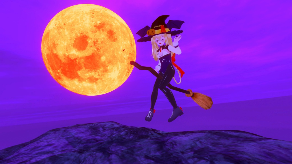 【12アバター対応】ハロウィンバニー