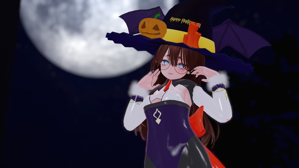 【12アバター対応】ハロウィンバニー