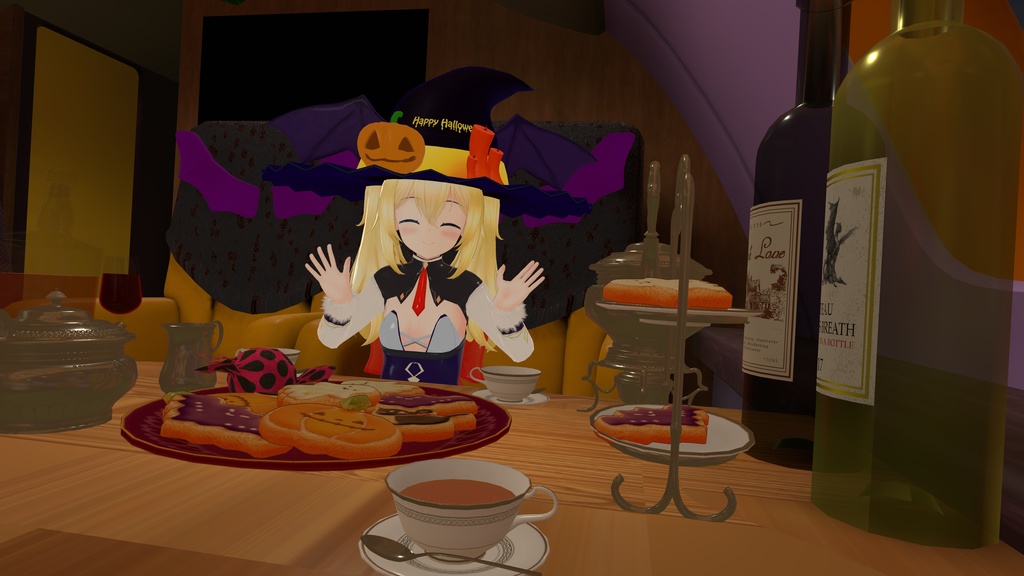 【12アバター対応】ハロウィンバニー