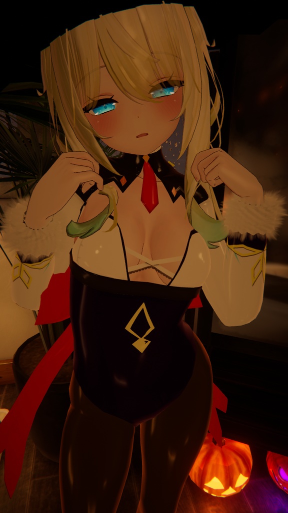 【12アバター対応】ハロウィンバニー