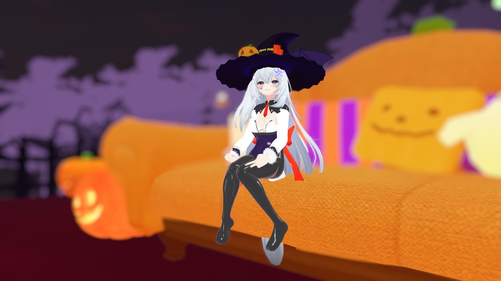 【12アバター対応】ハロウィンバニー