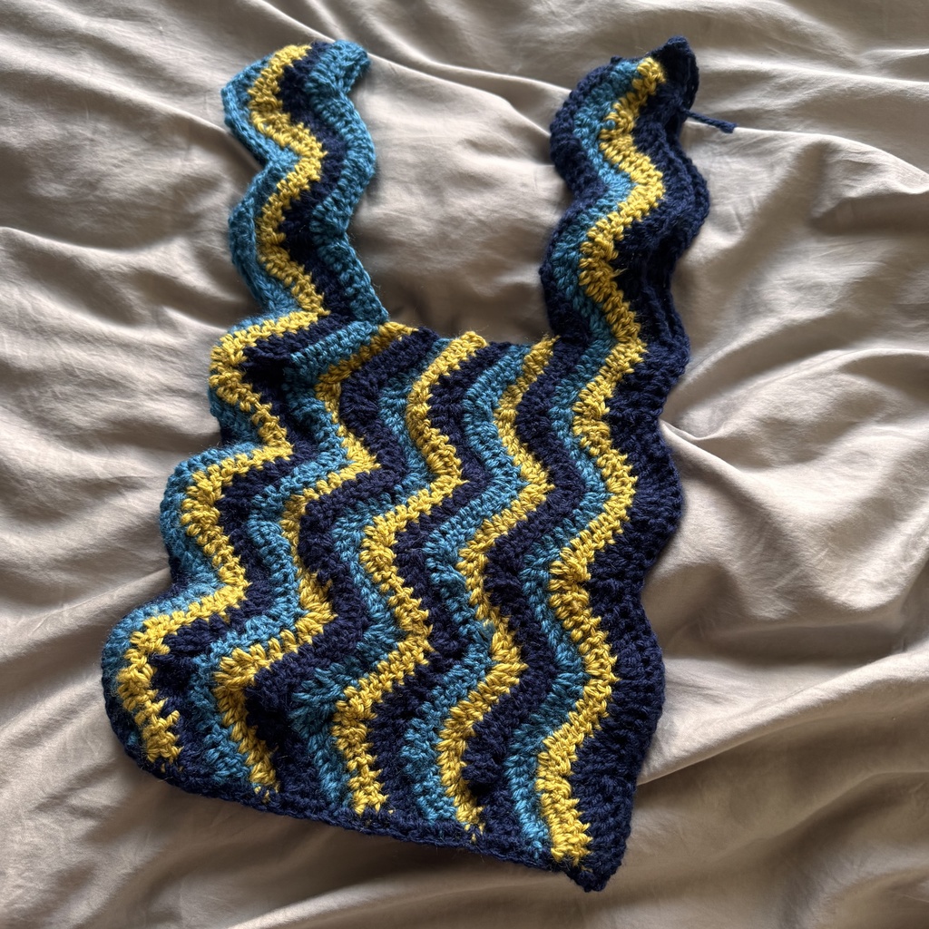 迷路を抜けるエコバッグ