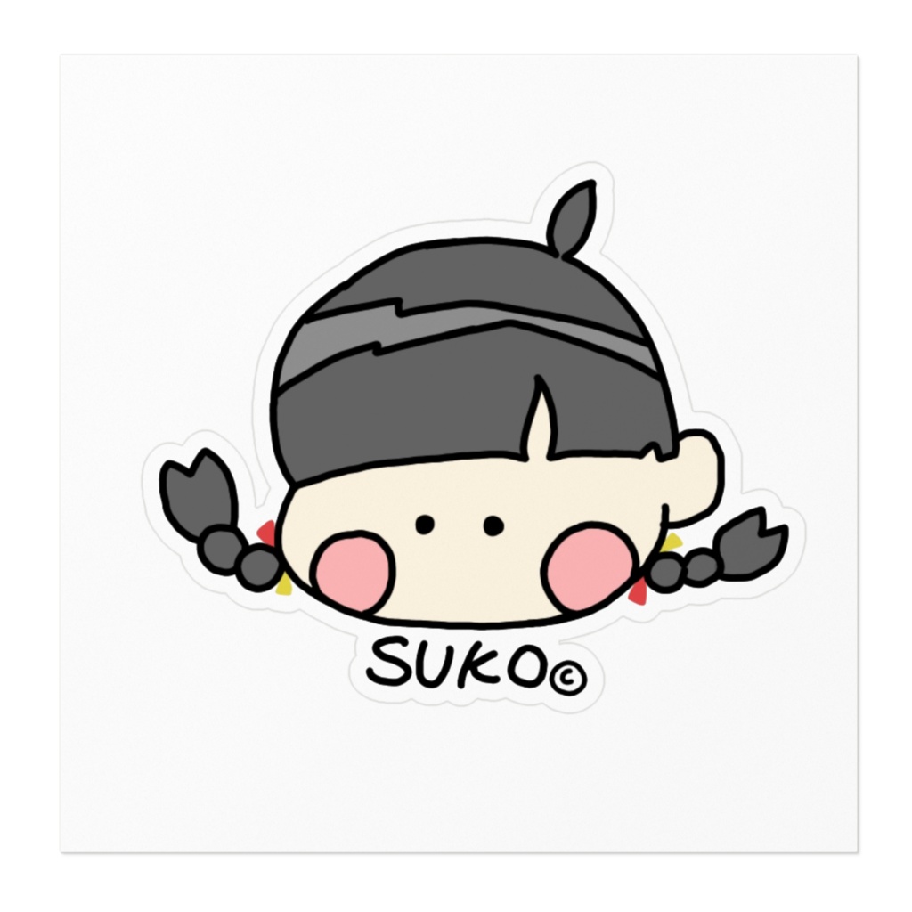 すこちゃん女の子Ver ステッカー