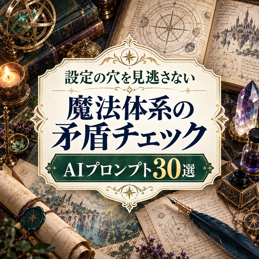 魔法体系の矛盾チェック・補強｜AIプロンプト30選