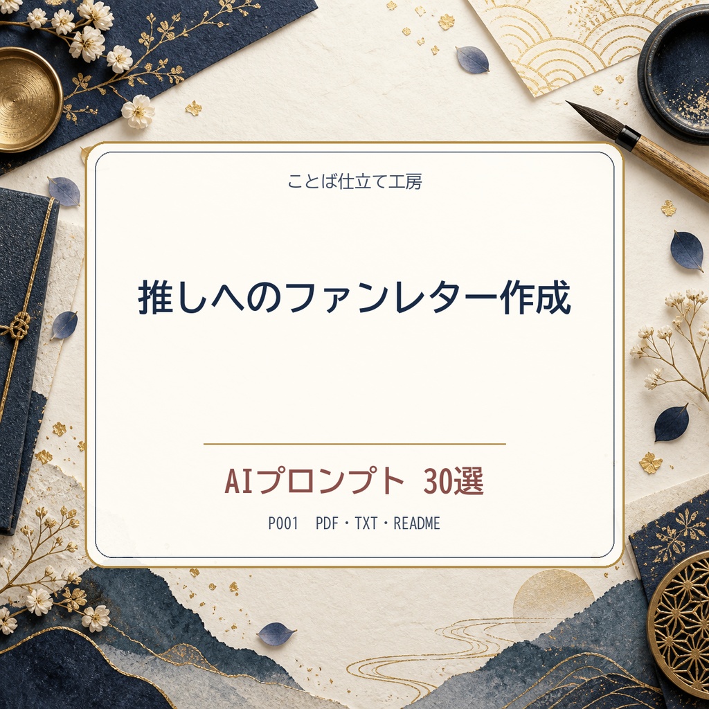 推しへのファンレター作成｜AIプロンプト30選