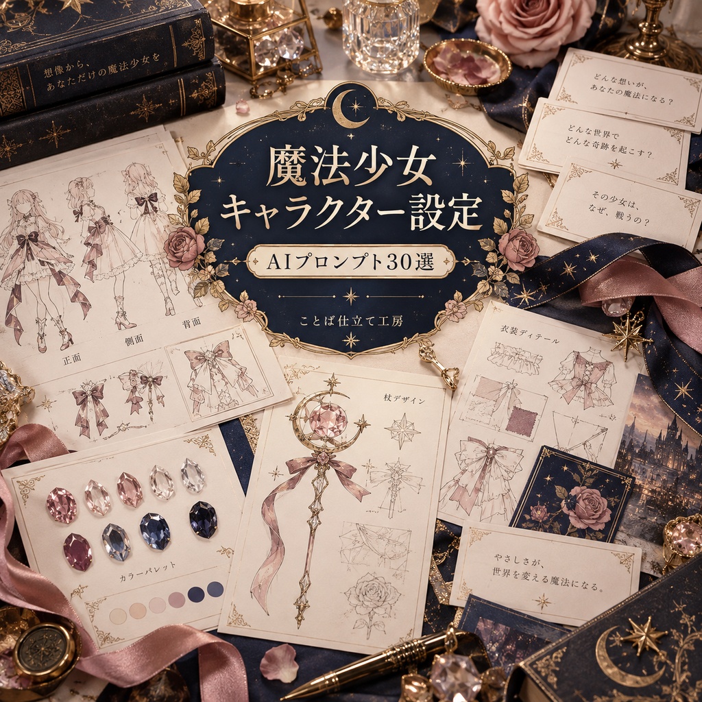 魔法少女キャラクター設定｜コピペで使えるAIプロンプト30選