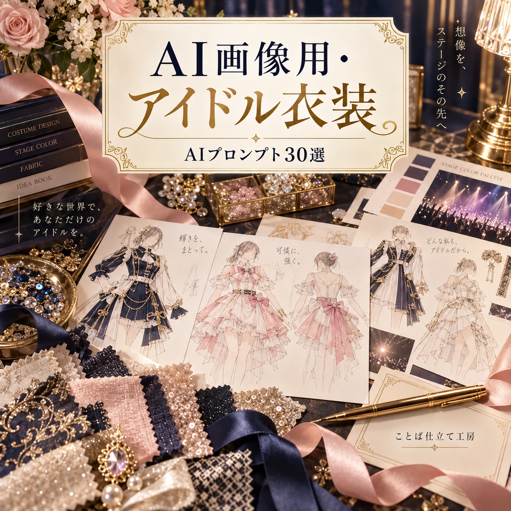 AI画像用・アイドル衣装｜コピペで使えるAIプロンプト30選