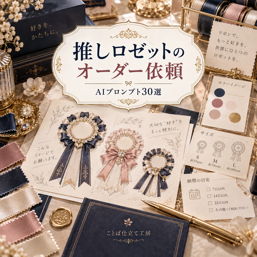 推しロゼットのオーダー依頼｜コピペで使えるAIプロンプト30選