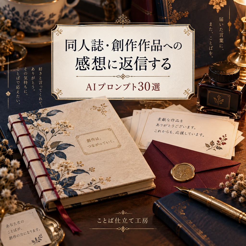 同人誌・創作作品への感想に返信する｜コピペで使えるAIプロンプト30選