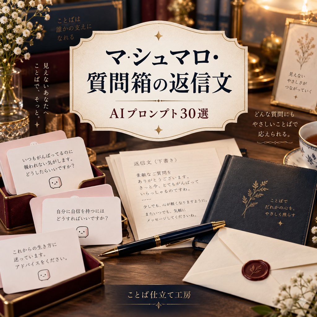 マシュマロ・質問箱の返信文｜コピペで使えるAIプロンプト30選