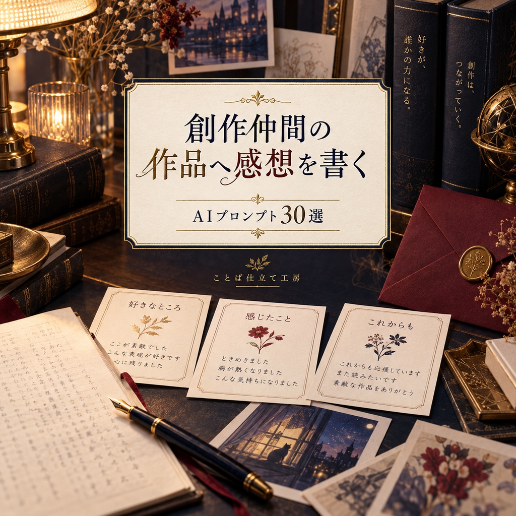 創作仲間の作品へ感想を書く｜コピペで使えるAIプロンプト30選