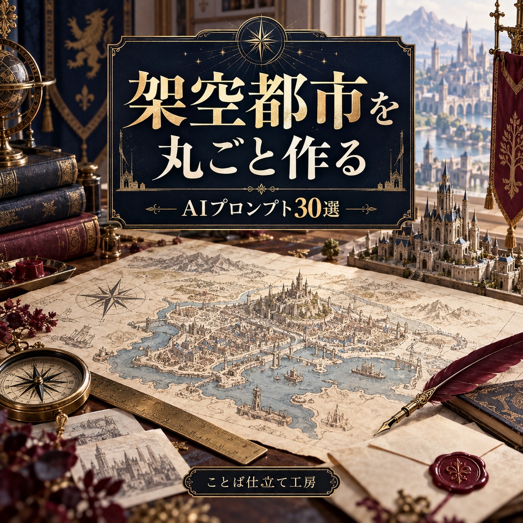 架空都市を丸ごと作る｜コピペで使えるAIプロンプト30選