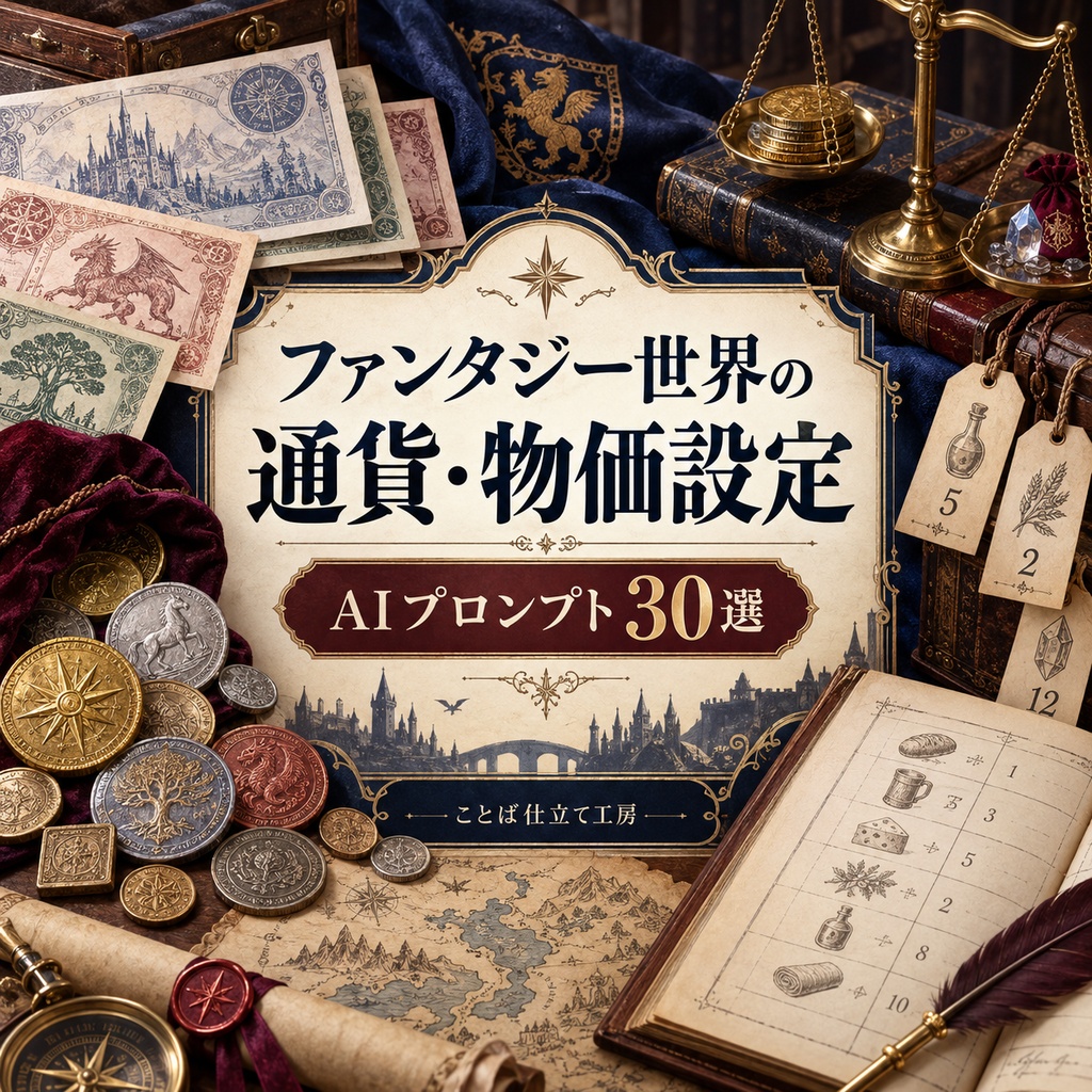 ファンタジー世界の通貨・物価設定｜コピペで使えるAIプロンプト30選