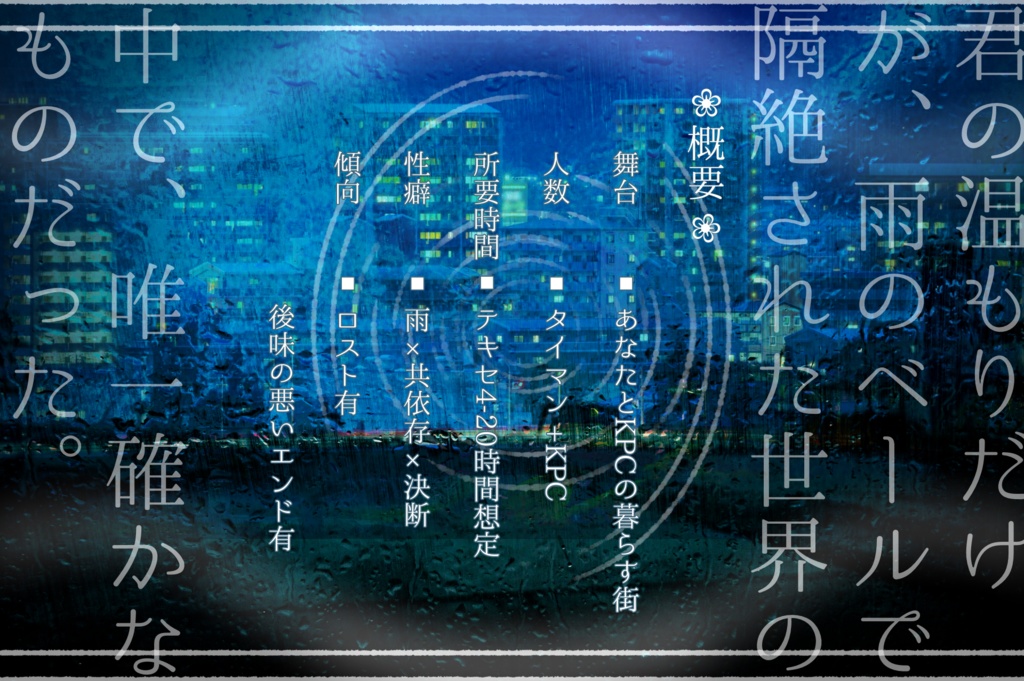 CoC『雨音の嘆く街』SPLL:E199807