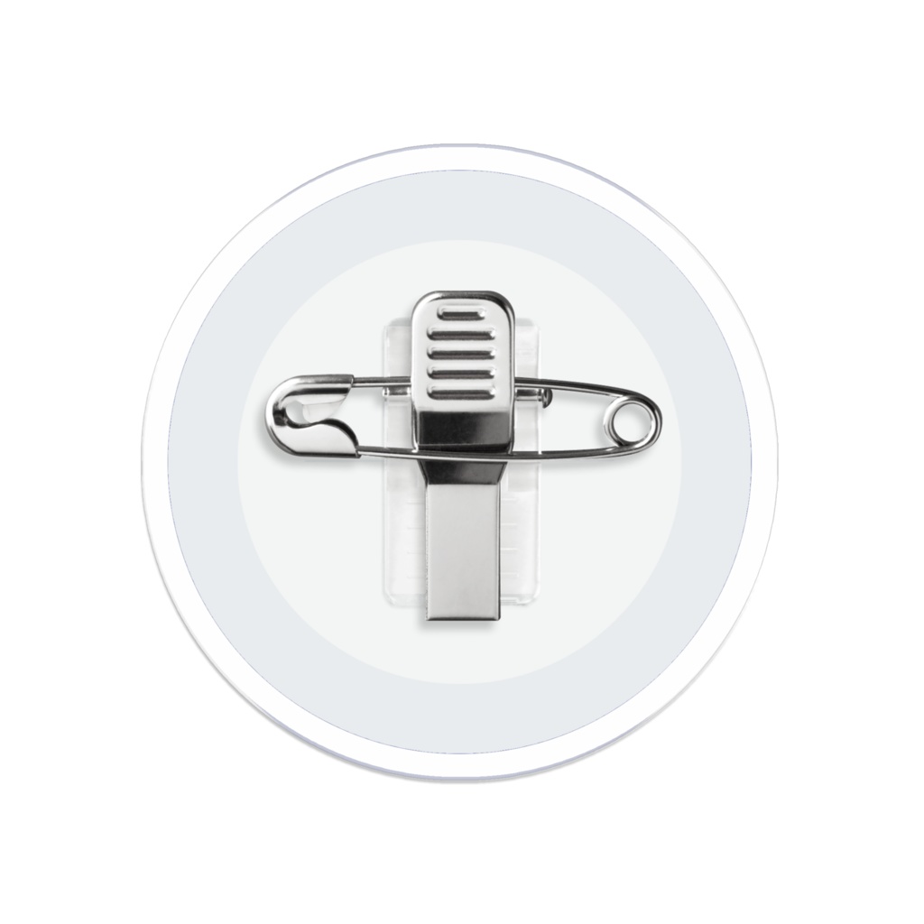 日英バイリンガルプロナウン代名詞アクリルバッジシンプル丸ver.HE彼