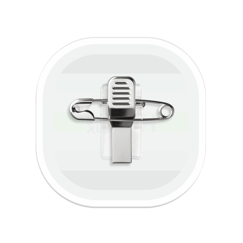 AgenderアジェンダーアクリルプロナウンバッジHe/彼