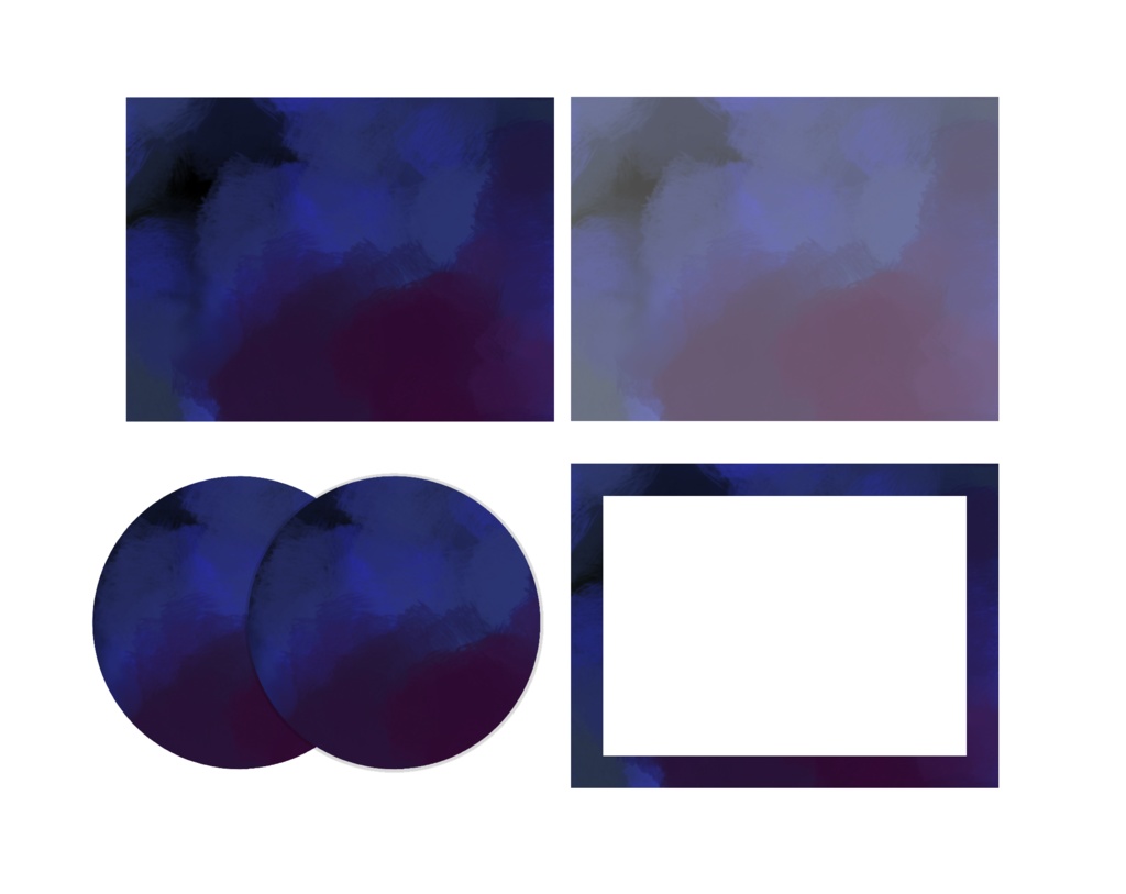 【ココフォリア向け素材】油彩画風素材セット