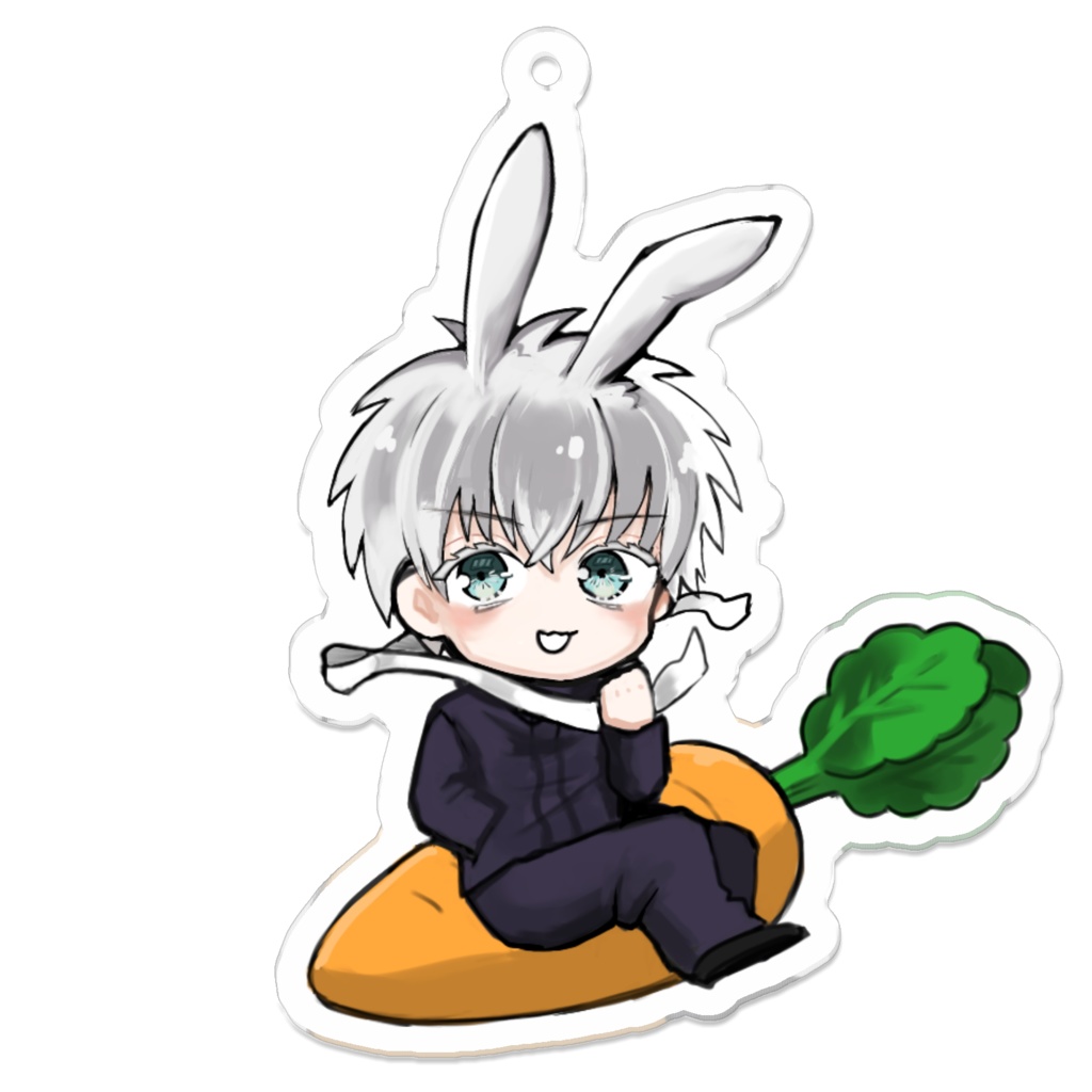 うさぎアクリルキーホルダー 0巻教師五