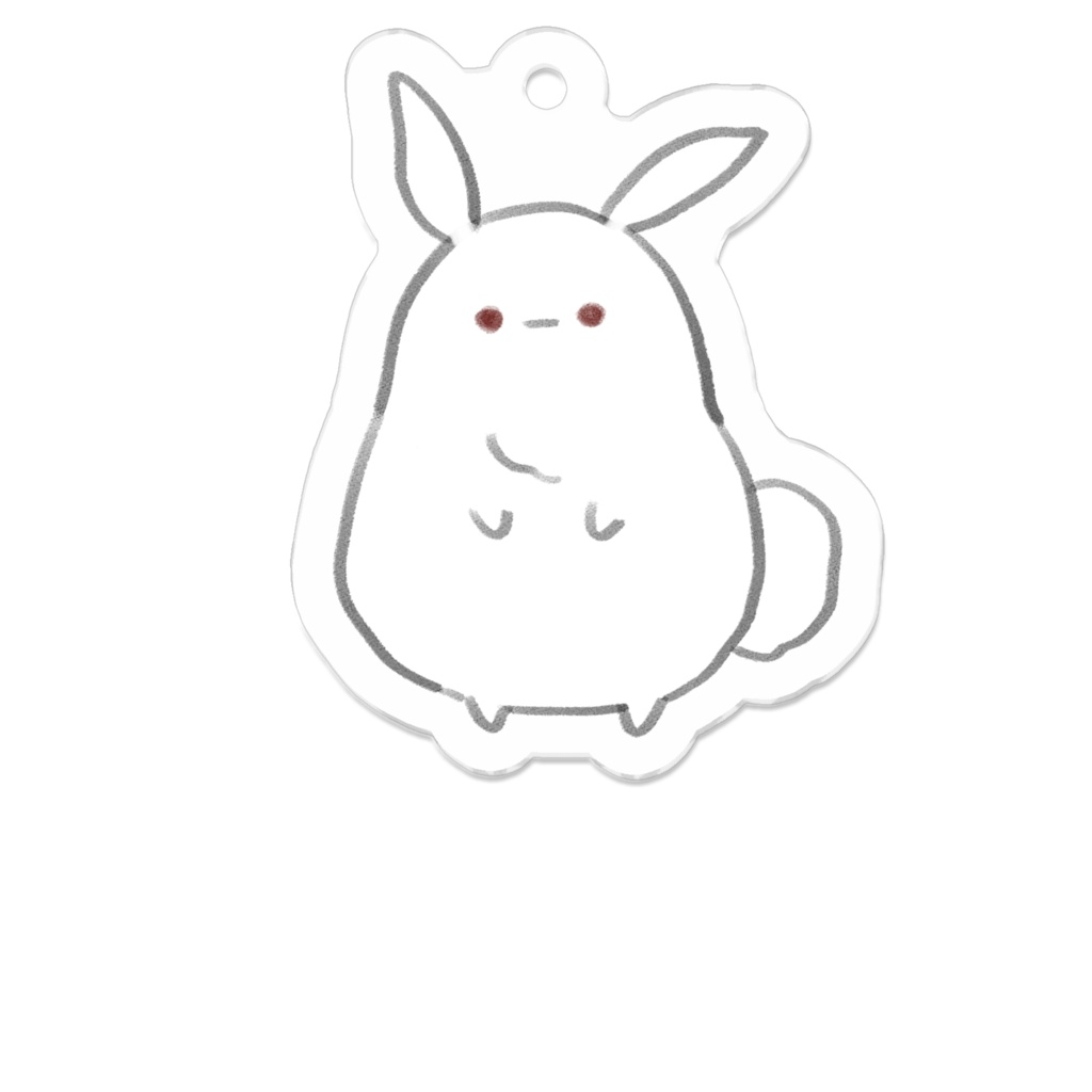 【アクリルキーホルダー1】うさぎ