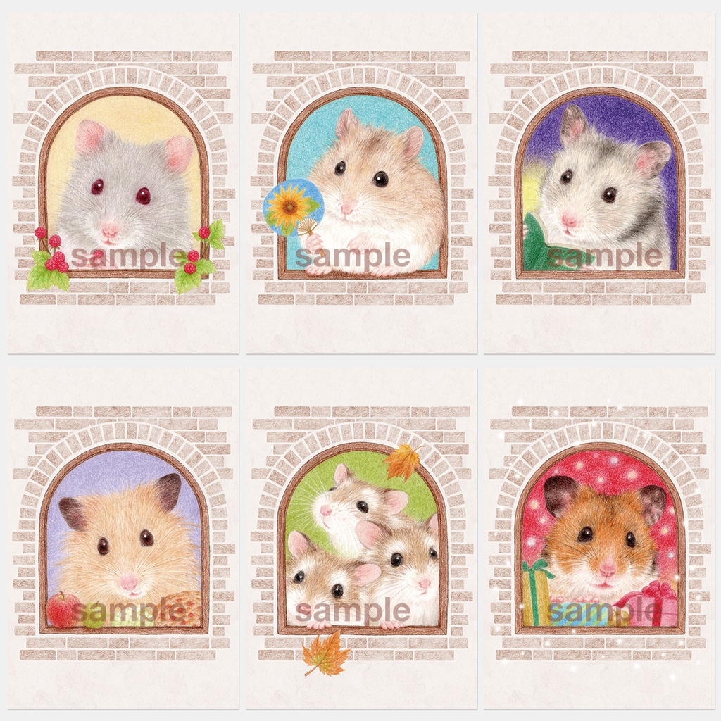 ハムスターポストカードブック3