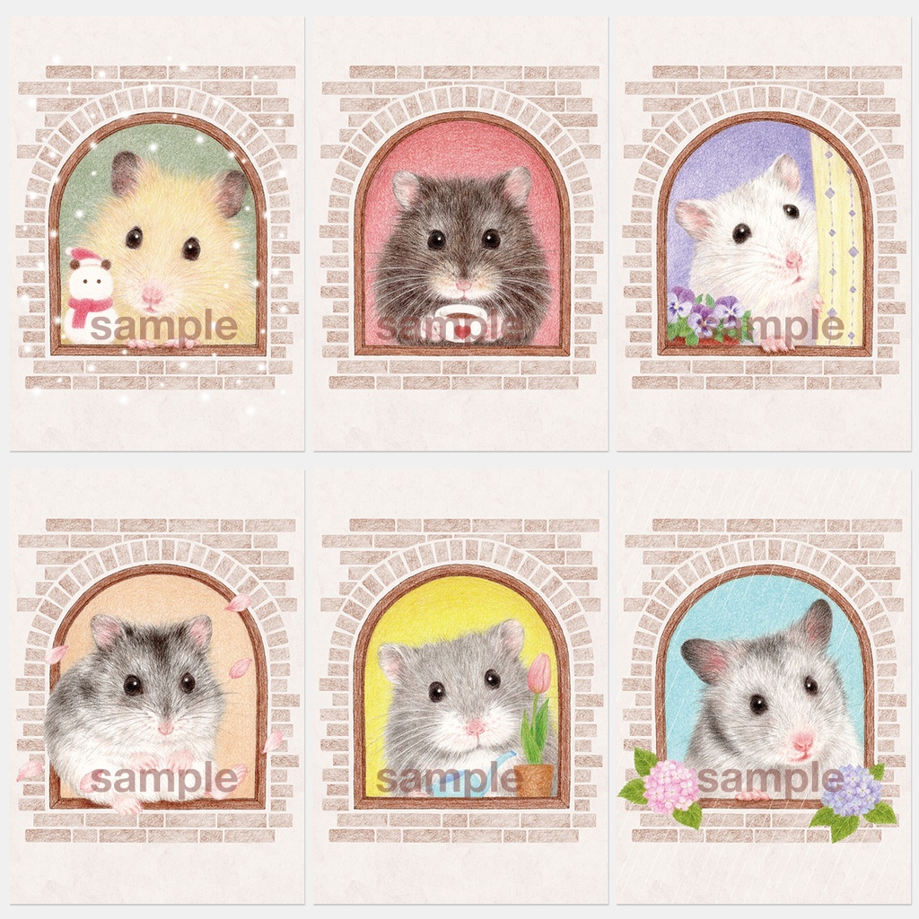 ハムスターポストカードブック3