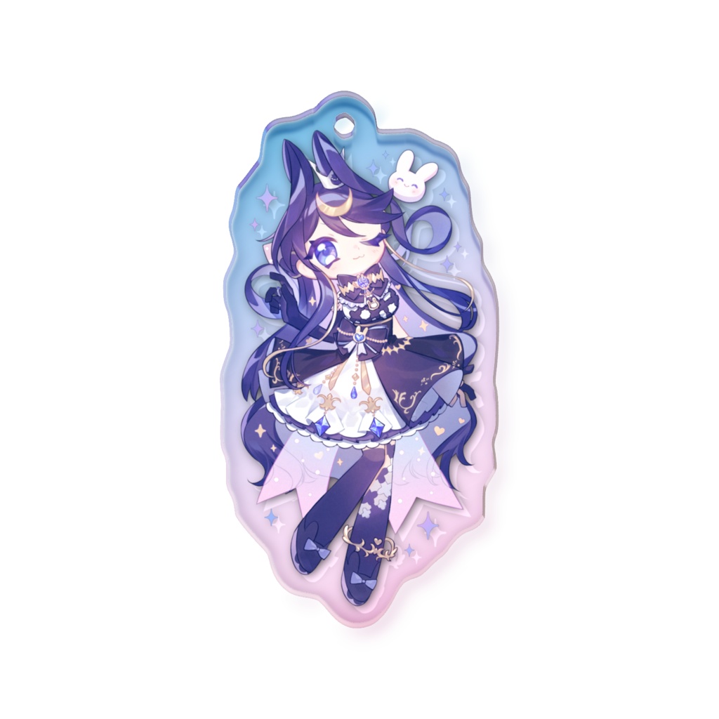 【期間限定】兎神海ラメアHalfAnniversary ‐オーロラアクリルキーホルダーA‐