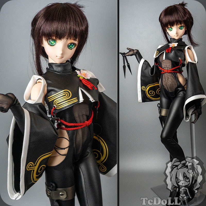 60cmドール衣装 勝利の女神:NIKKE サクラ(黒夜密行) 衣装セット
