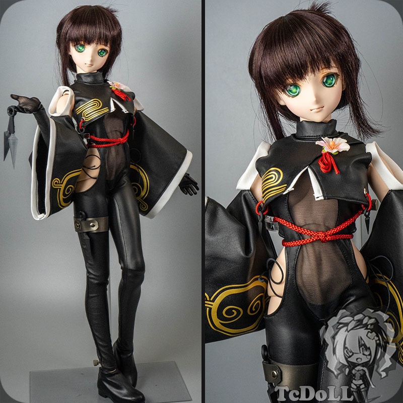 60cmドール衣装 勝利の女神:NIKKE サクラ(黒夜密行) 衣装セット