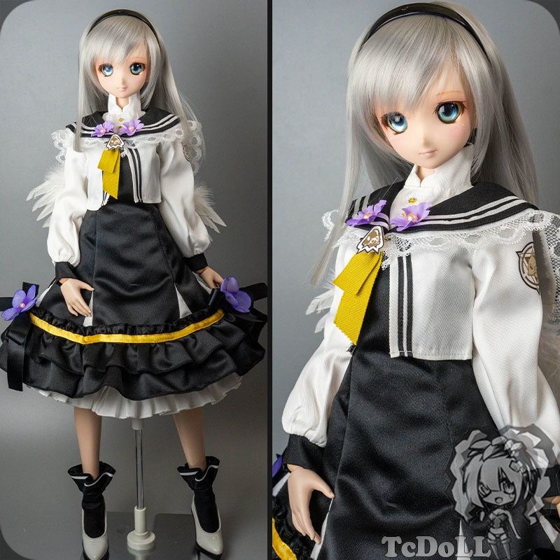 60cmドール衣装 ブルーアーカイブ 白洲アズサ 衣装セット