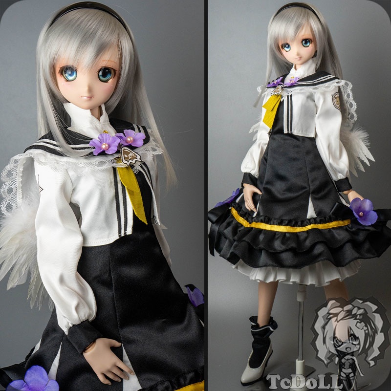 60cmドール衣装 ブルーアーカイブ 白洲アズサ 衣装セット