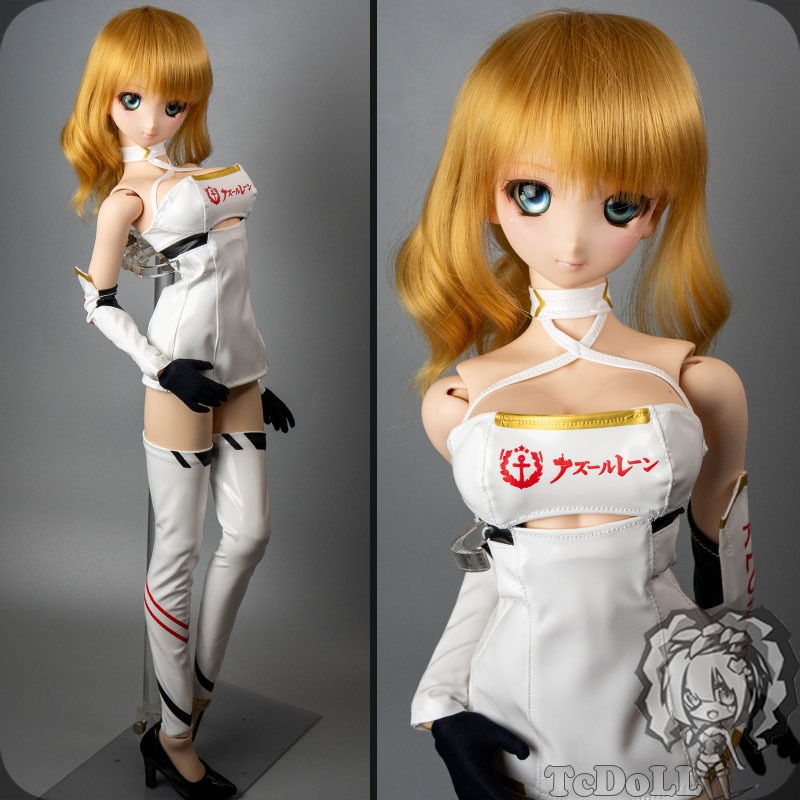 60cmドール衣装 アズールレーン プリンス・オブ・ウェールズ レースクイーン 衣装セット