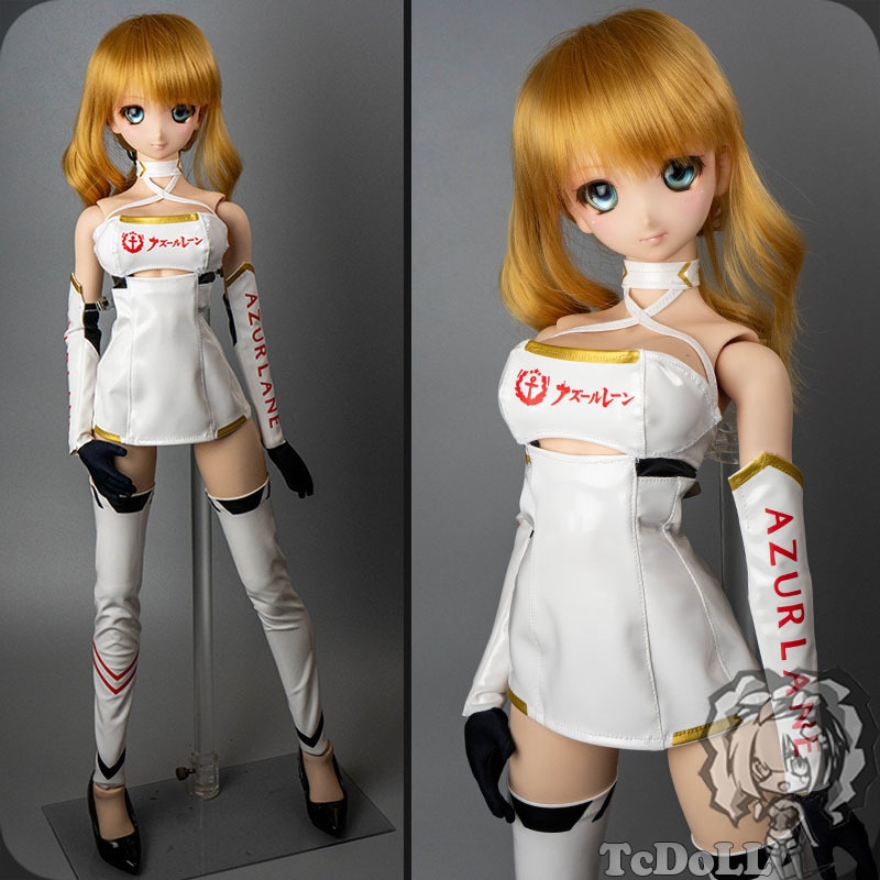 60cmドール衣装 アズールレーン プリンス・オブ・ウェールズ レースクイーン 衣装セット