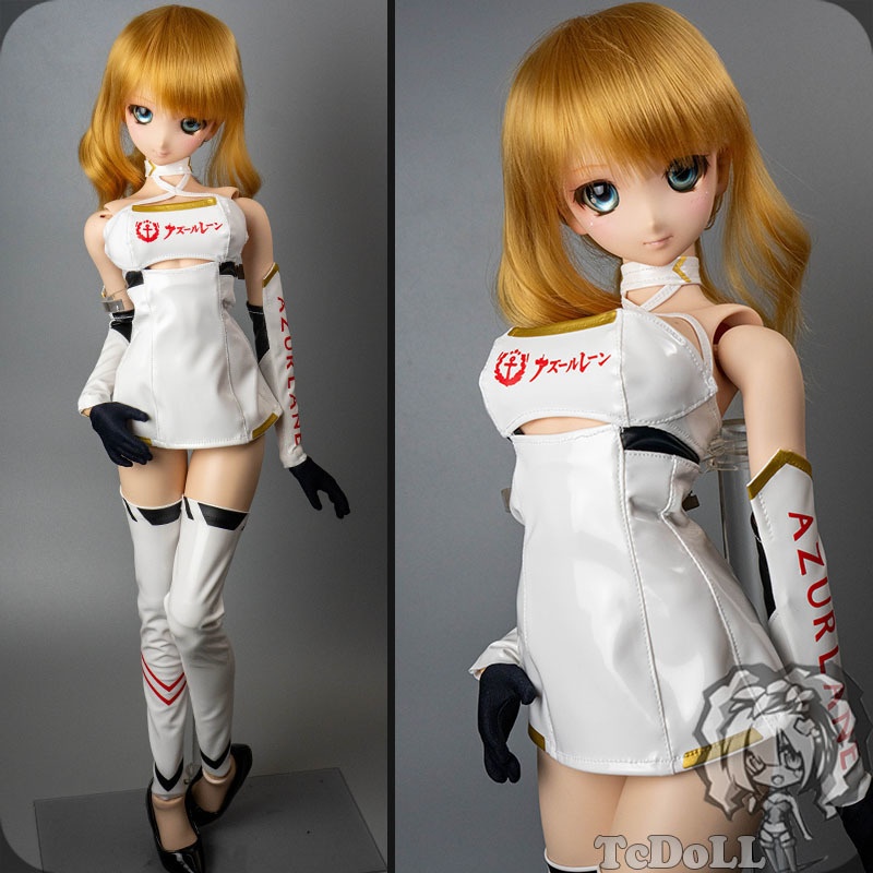 60cmドール衣装 アズールレーン プリンス・オブ・ウェールズ レースクイーン 衣装セット