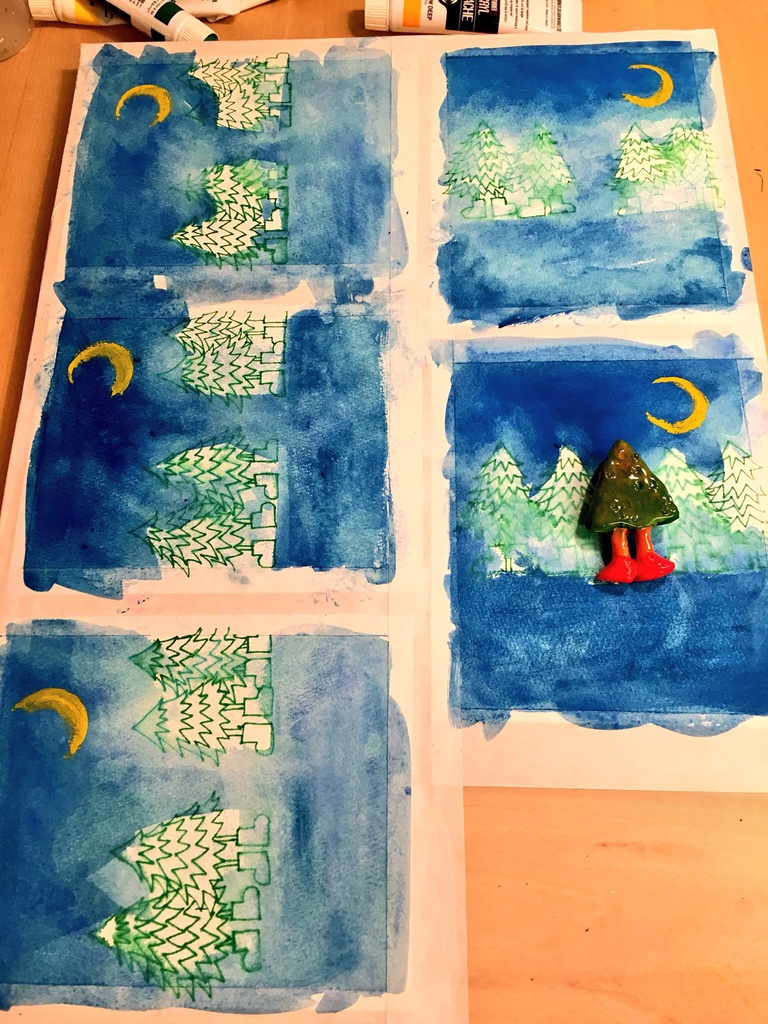 walking tree バッジ