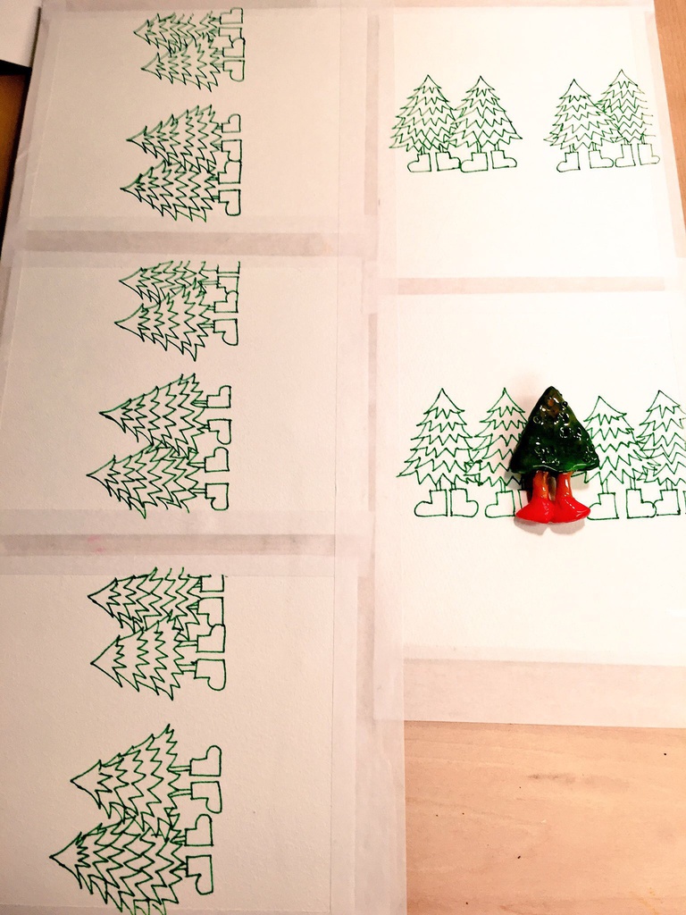 walking tree バッジ