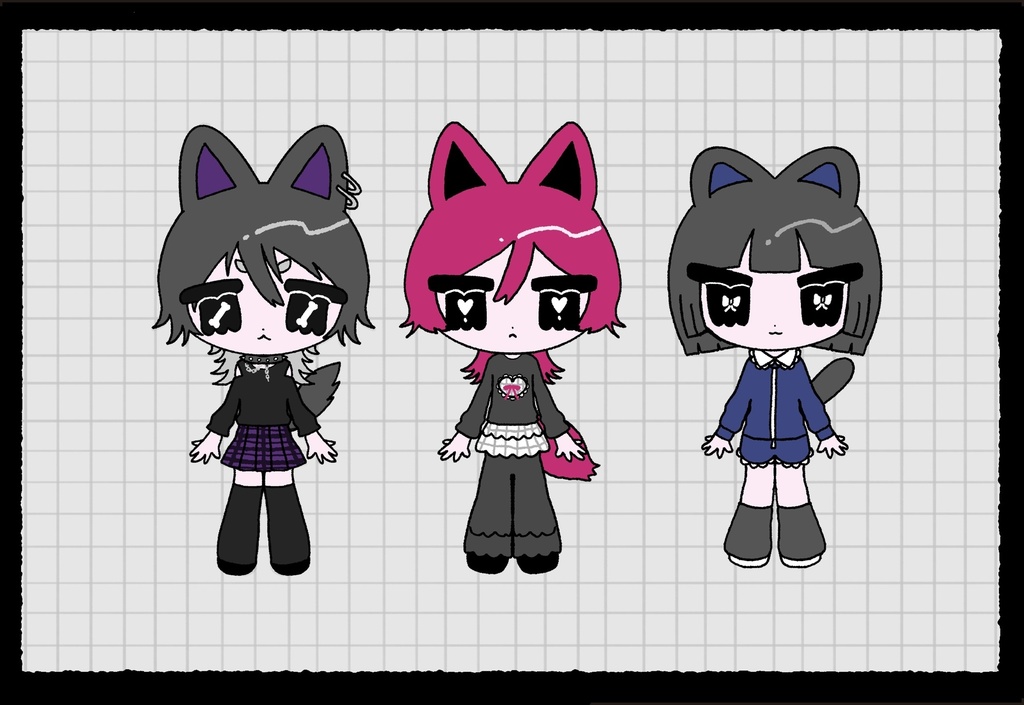 きらハートポストカード(けもみみガールズ)