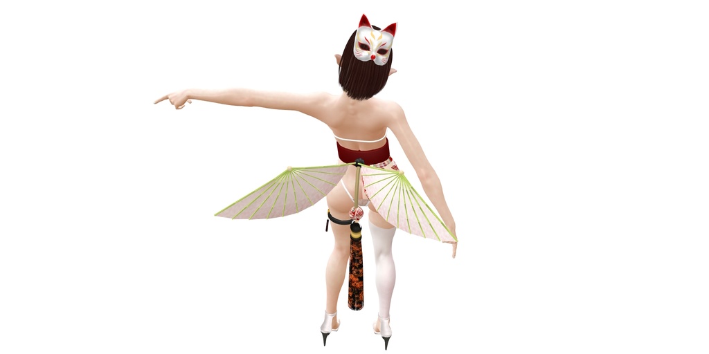 MMD 全年齢版 吉野やいこ(和製サキュバス/オリジナルモデル)