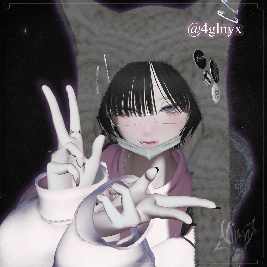 セール中!眼鏡 マスク ニット帽子 Silent Veil