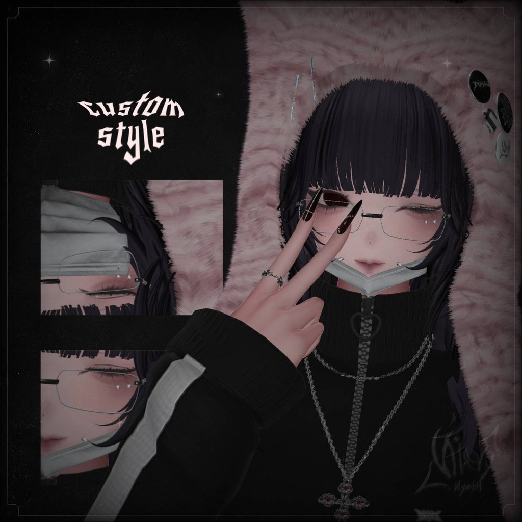 セール中!眼鏡 マスク ニット帽子 Silent Veil