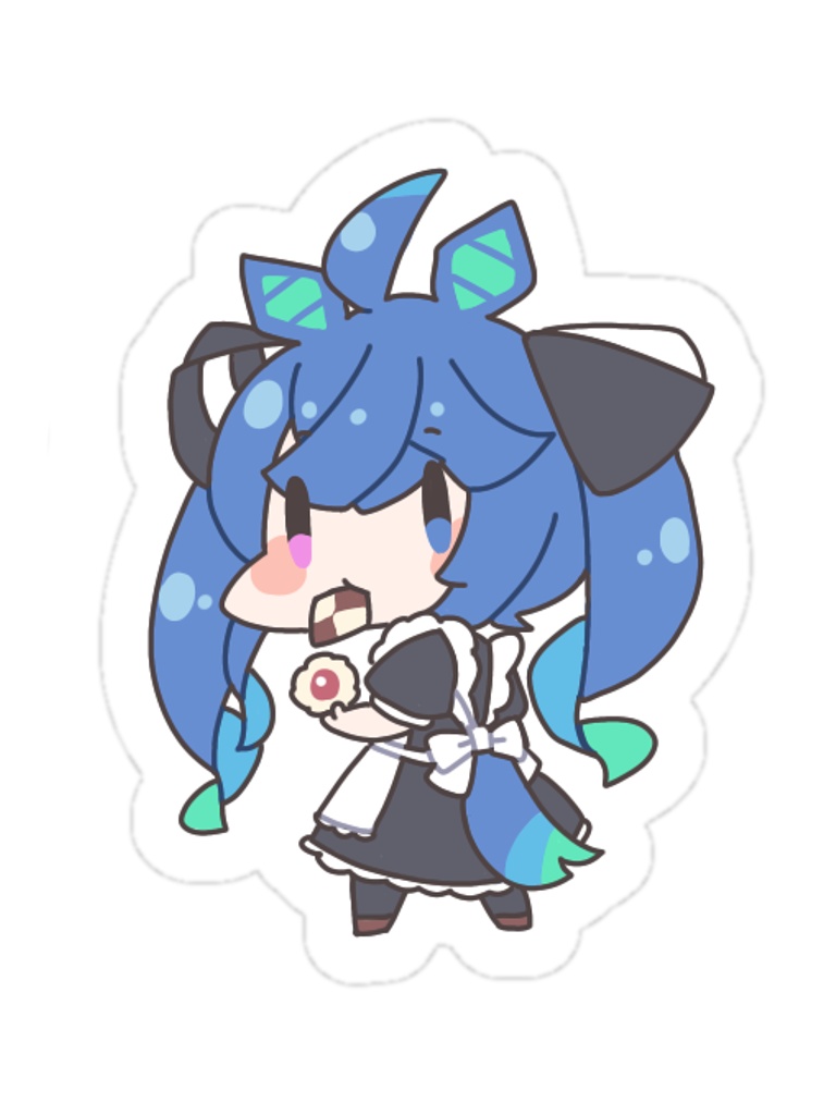 メイドさんステッカー(ターボちゃん)