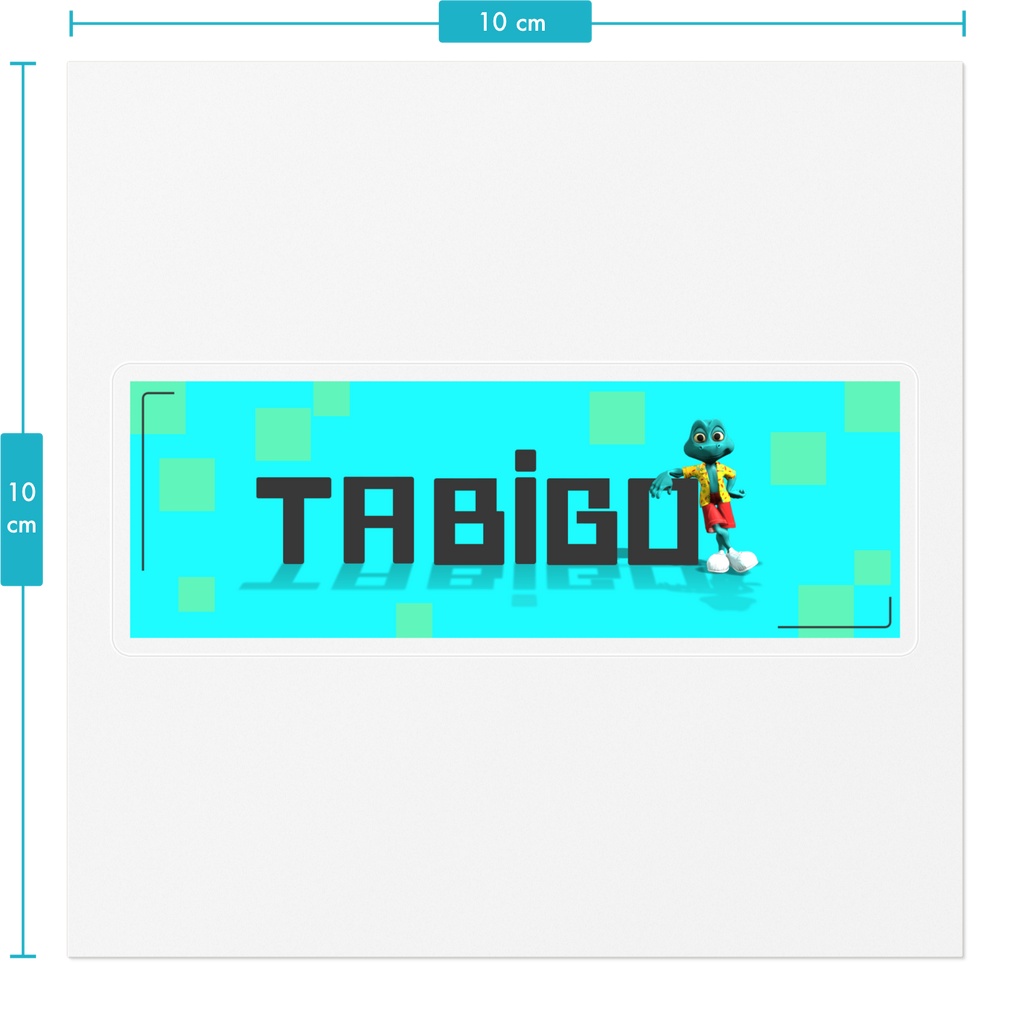 Tabigo ステッカー - W100 × H100mm 以内