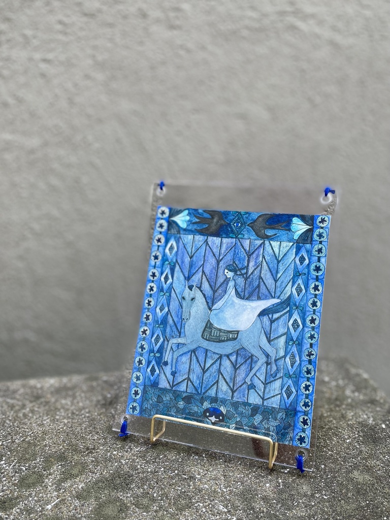 原画「Blue Horse」