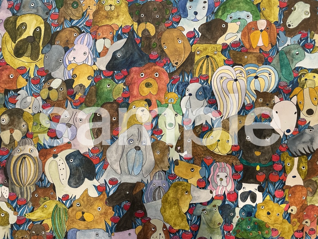 原画「犬」
