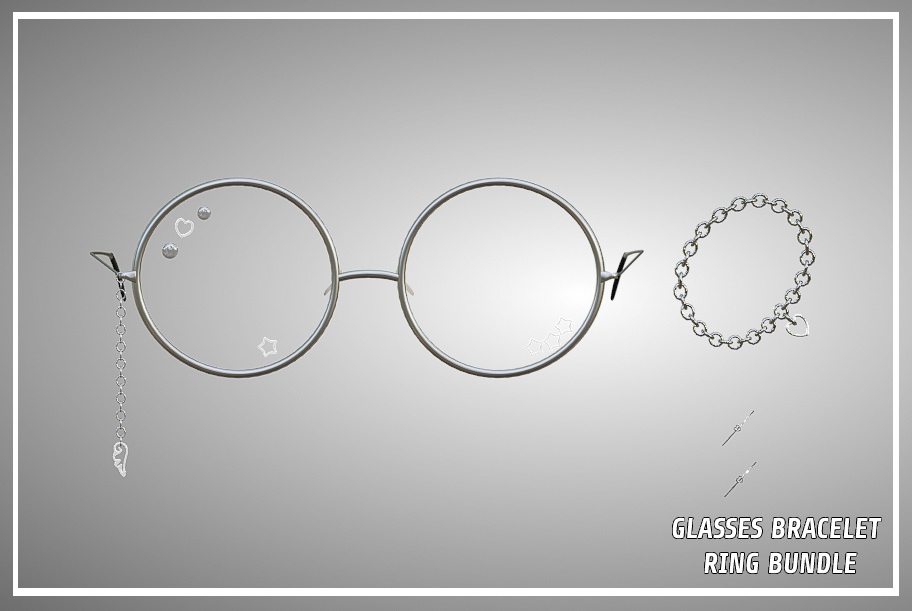 Glasses Bracelet Ring Bundle