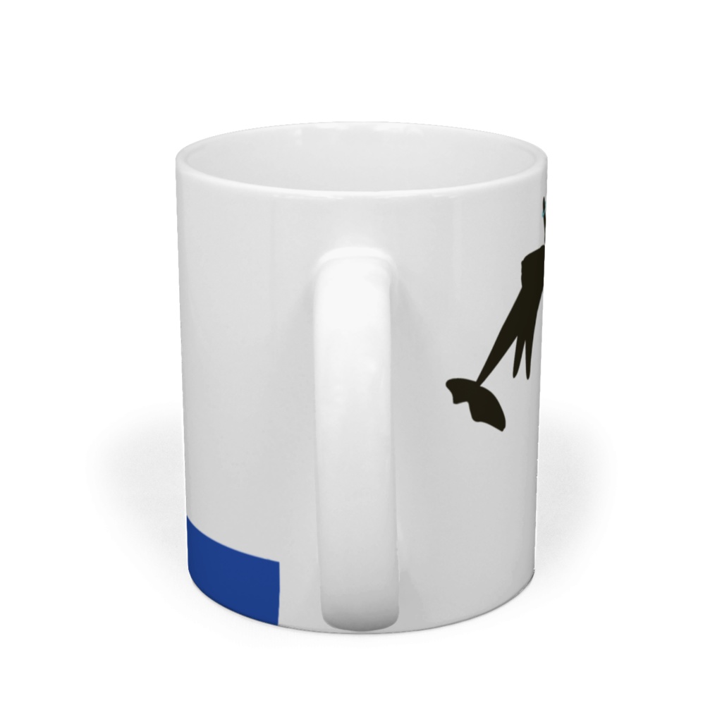 バンドウイルカ&キュルルシルエットマグカップ