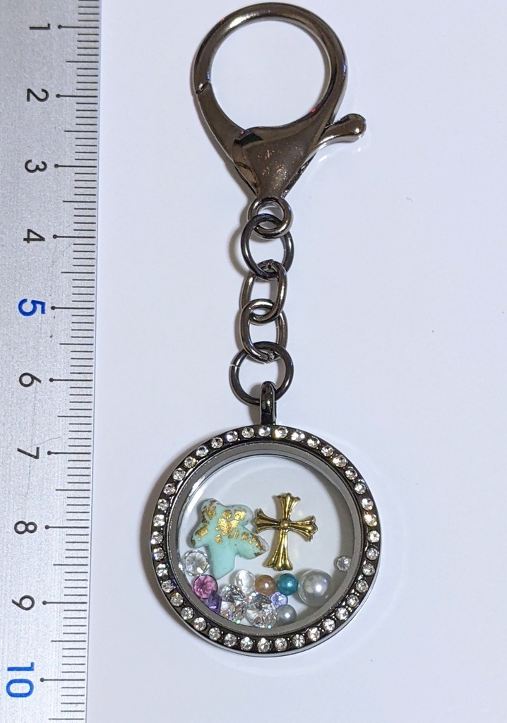 シャカシャカキーホルダー（ガンメタブラック）