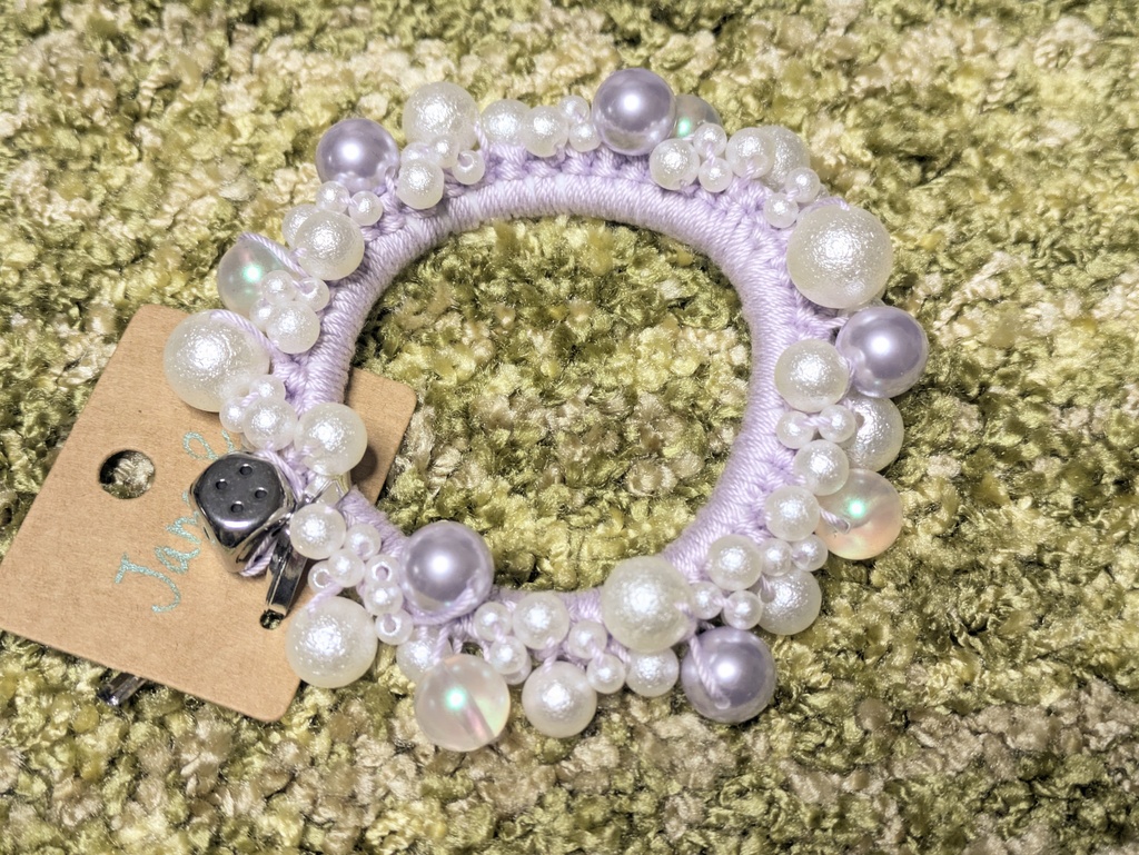 ビーズシュシュ(ダイス)