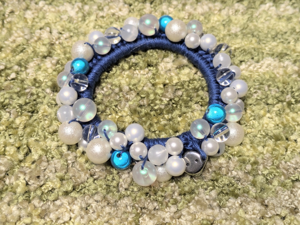 ビーズシュシュ(ダイス)